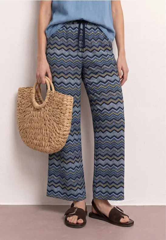 High Waist Wide Leg Hose im Loose Fit