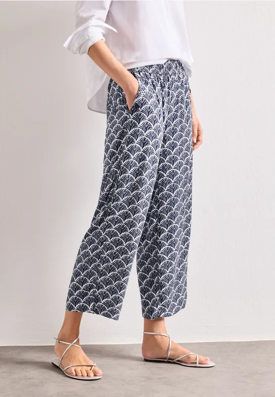 High Waist Wide Leg Hose im Loose Fit