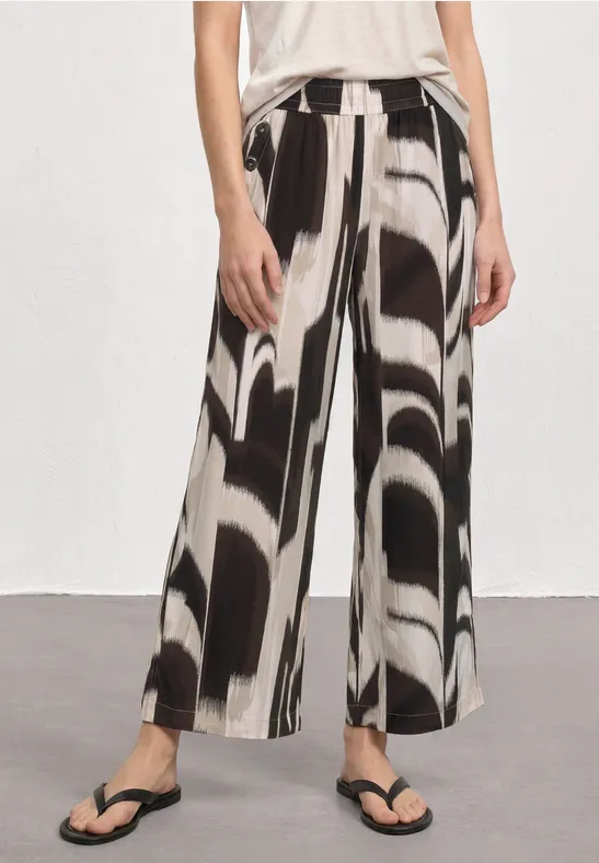High Waist Wide Leg Hose im Loose Fit