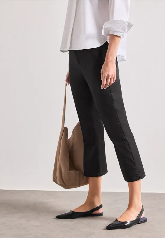 3/4 Flared Leg Hose im Casual Fit