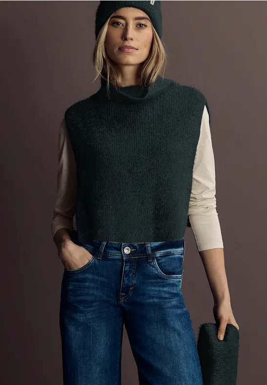 Street One Frauen Unterzieh-Kragen in Grün, Gr: One size