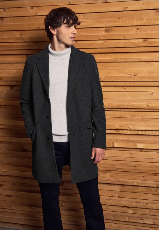 Thumbnail - Mantel in Woll-Optik