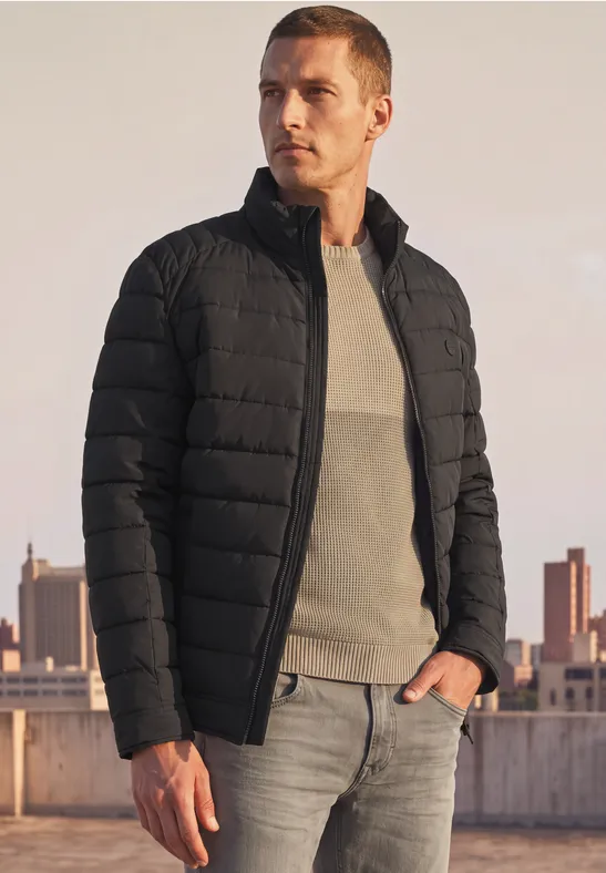 Steppjacke im Biker-Style