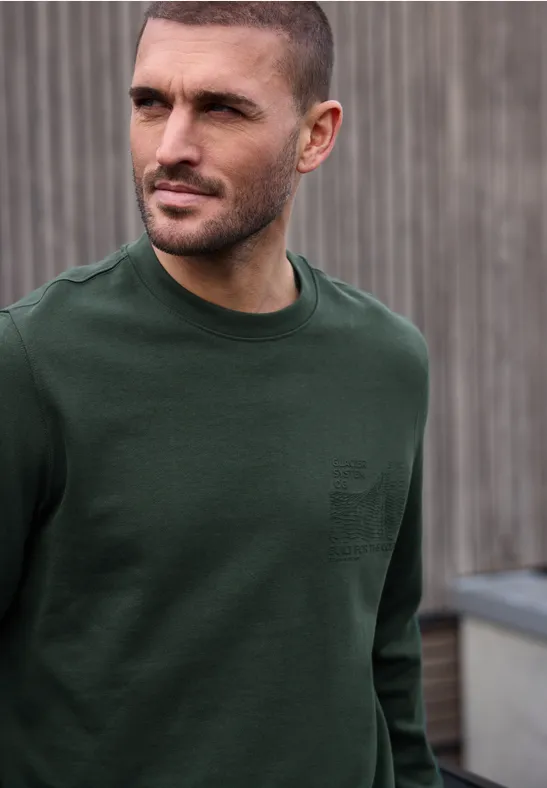 Thumbnail - Sweatshirt mit Detailprint