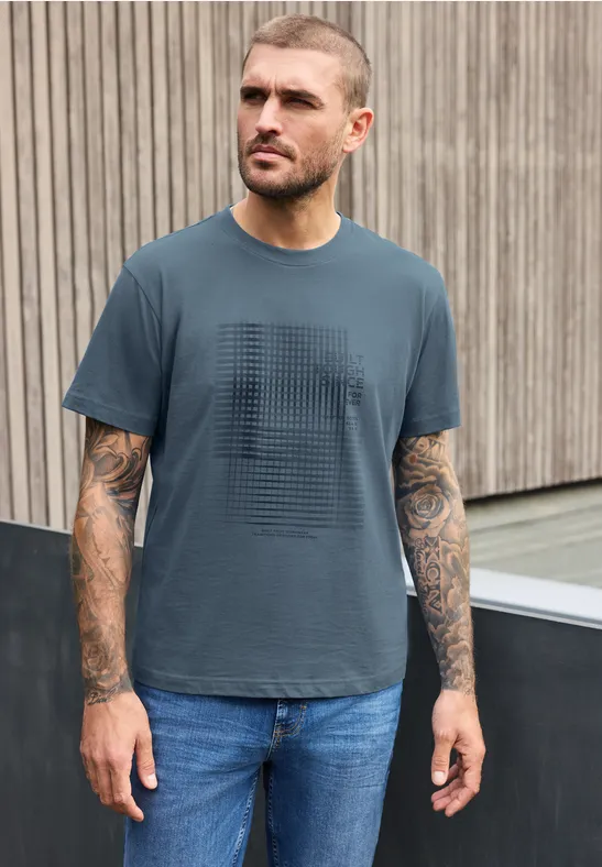 T-Shirt mit Rundhals und Print