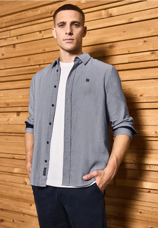 Thumbnail - Two Tone Strukturhemd