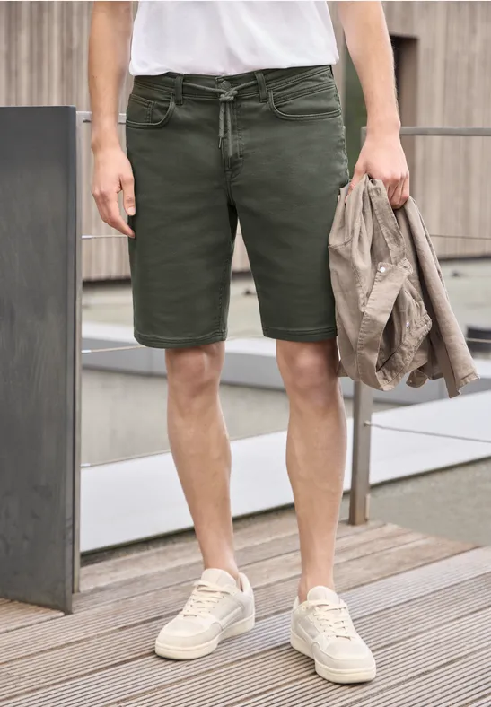 Street One Jogger Shorts im Relaxed Fit male Grün