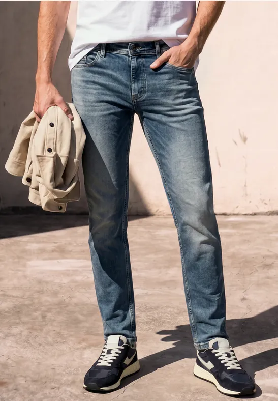Slim Leg Jeans im Slim Fit