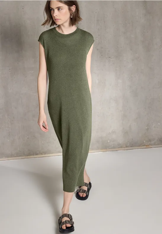 Thumbnail - Street One Studio Frauen Ärmelloses Kleid in Grün, Gr: 36