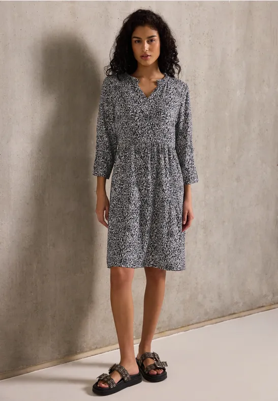 Thumbnail - Gemustertes Tunika-Kleid