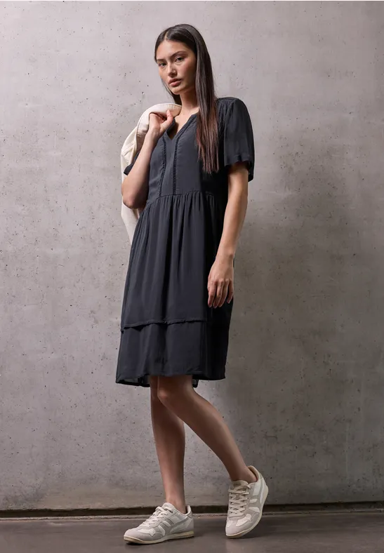 Thumbnail - Street One Studio Frauen Tunikakleid in Blau, Gr: 46