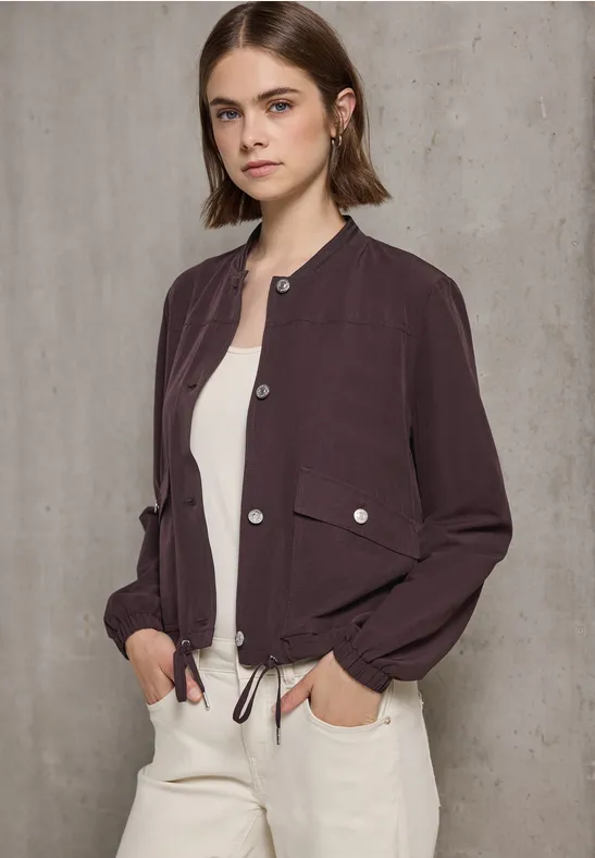 Thumbnail - Street One Studio Frauen Leichter Blouson in Rot, Gr: 40