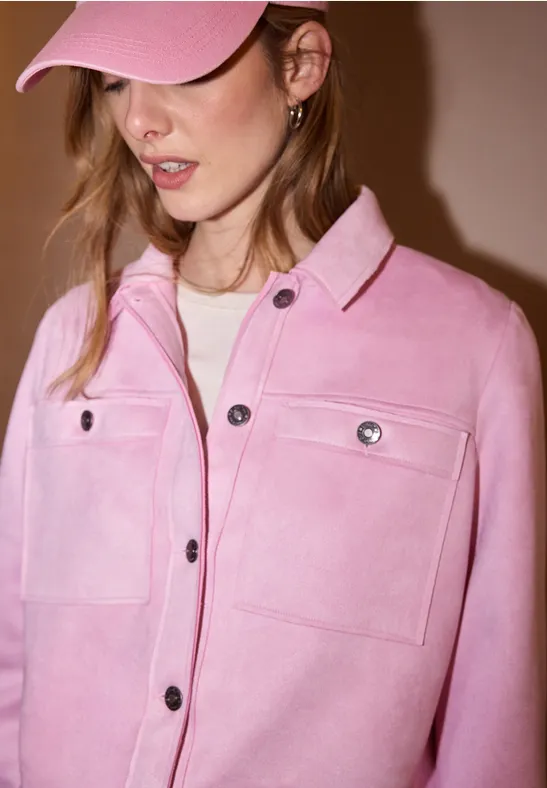 Thumbnail - Street One Studio Frauen Overshirt in Rosa, Gr: 46