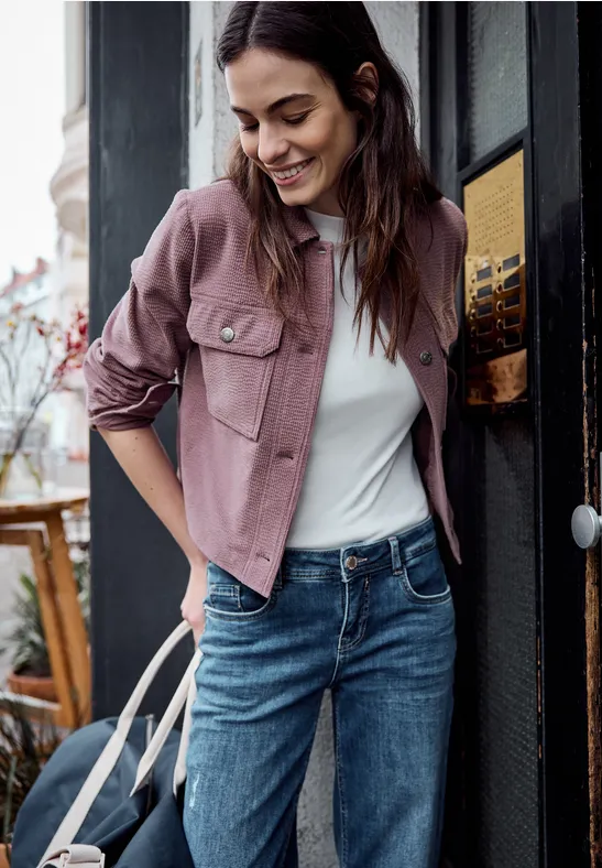 Thumbnail - Overshirt in Unifarbe