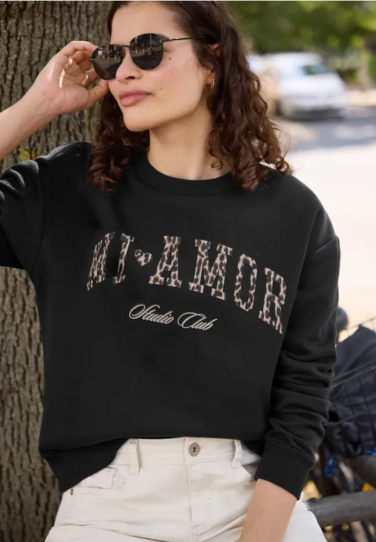 Crewneck Sweatshirt im Loose Fit