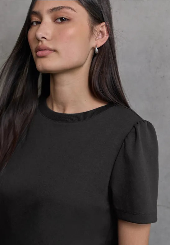 Thumbnail - T-Shirt mit Puffärmeln