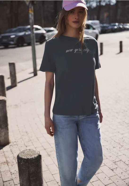 Thumbnail - T-Shirt mit Wording