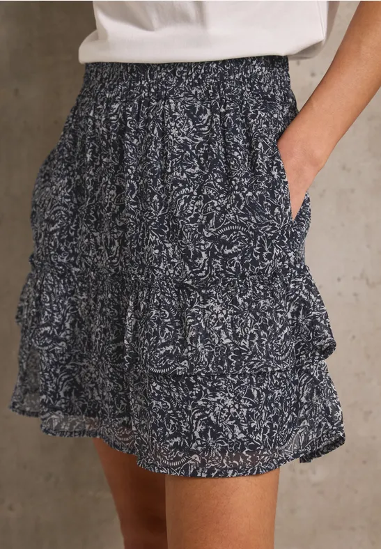 Thumbnail - Chiffon-Rock mit Volants