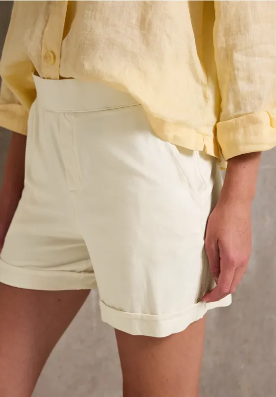 Thumbnail - Street One Studio Frauen Jersey Shorts in Beige, Gr: 38