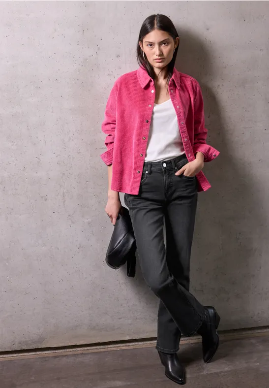 Thumbnail - Street One Studio Frauen Bootcut Jeans in Schwarz, Gr: 29