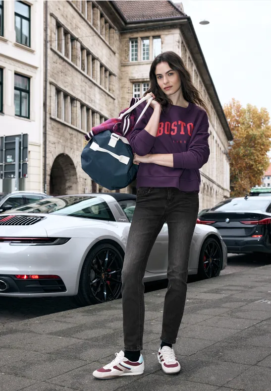 Thumbnail - Street One Studio Frauen Jeans im Casual Fit in Schwarz, Gr: 28