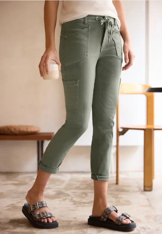 Thumbnail - Tapered Leg Hose im Casual Fit