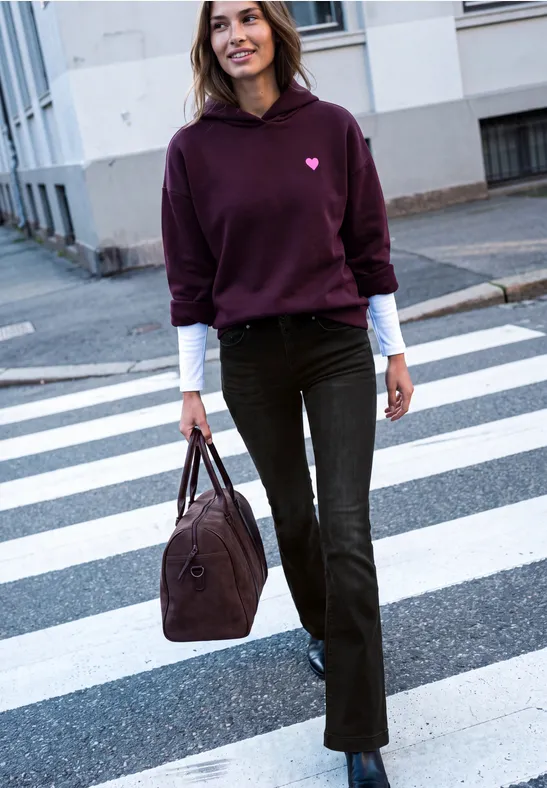 Bootcut-jeans met Mid Waist-taille in Slim Fit