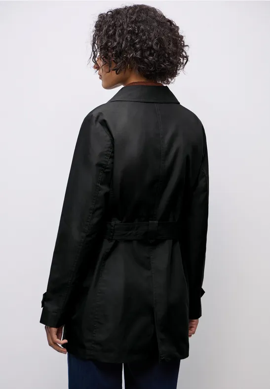 STREET-ONE Trenchcoat für Damen in Schwarz STREET-ONE