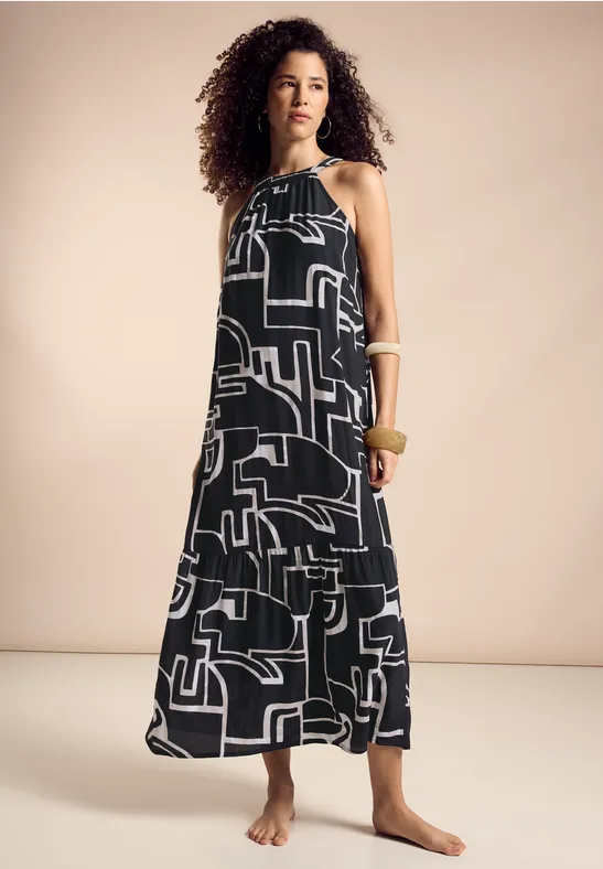 Maxi print kleid street one Clearance