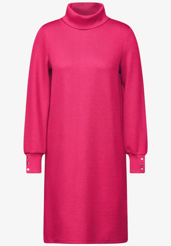 STREET-ONE Kleid mit Turtleneck für Damen in Pink STREET-ONE