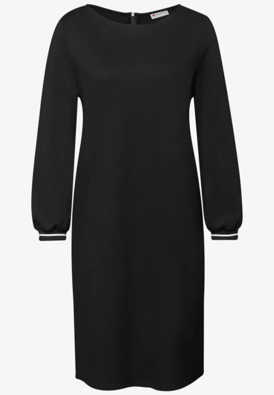 STREET ONE Damen Kleid ärmellos – Midi-Länge Mit Cut-Out Detail