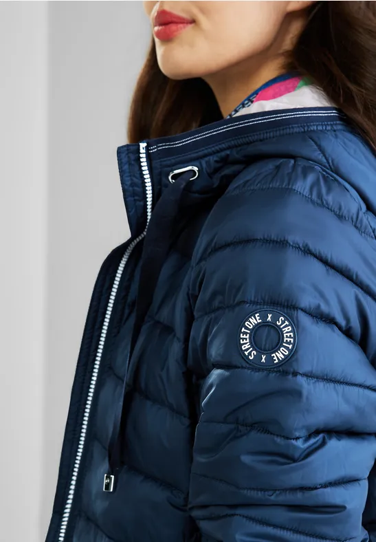 Winterjacke Leichte Steppjacke Dunkelblau STREET-ONE Leichte Jacke