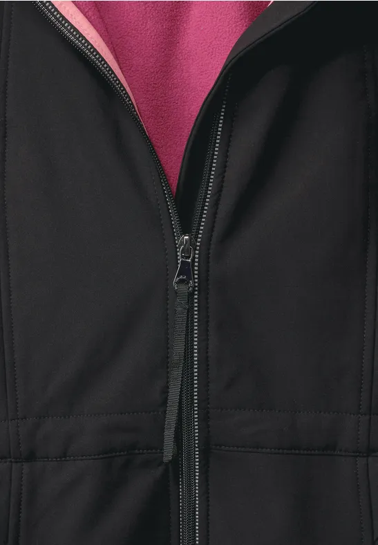 Only - Veste Zippée Femme Lina Noir