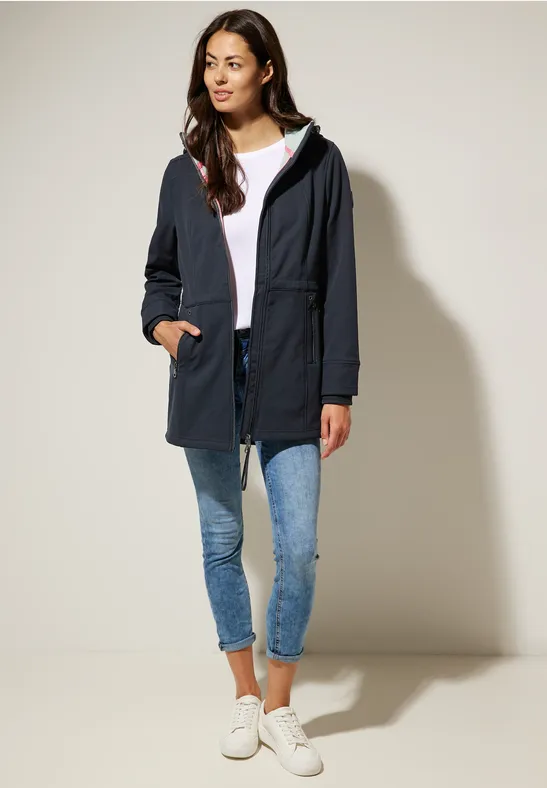 Softshellmantel Softshell Street One Parka Grau STREET-ONE