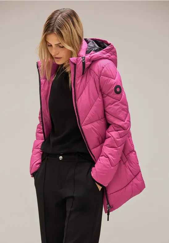 Winterjacke Street One Rosa Jacke STREET ONE Langjacke (1-St