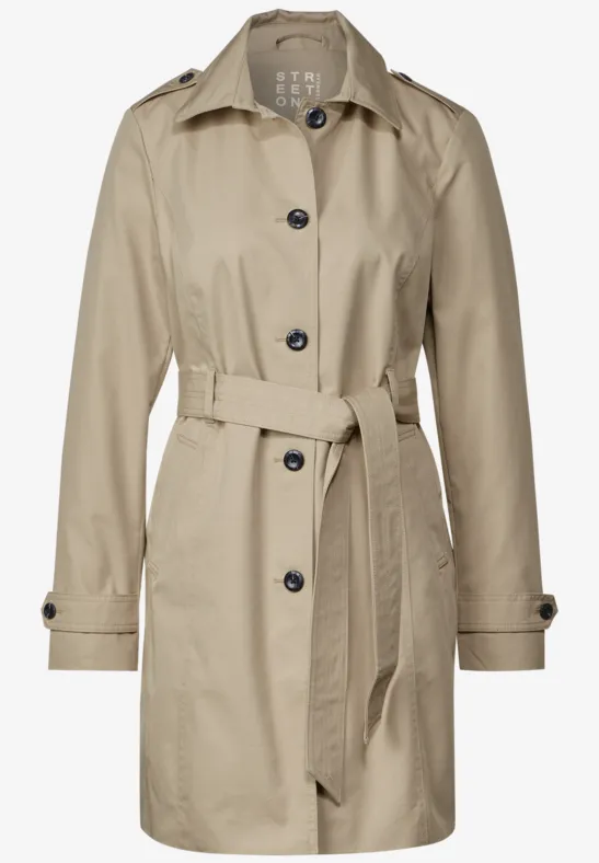 STREET-ONE Trench coat classique pour femmes en Beige STREET-ONE - Main Image