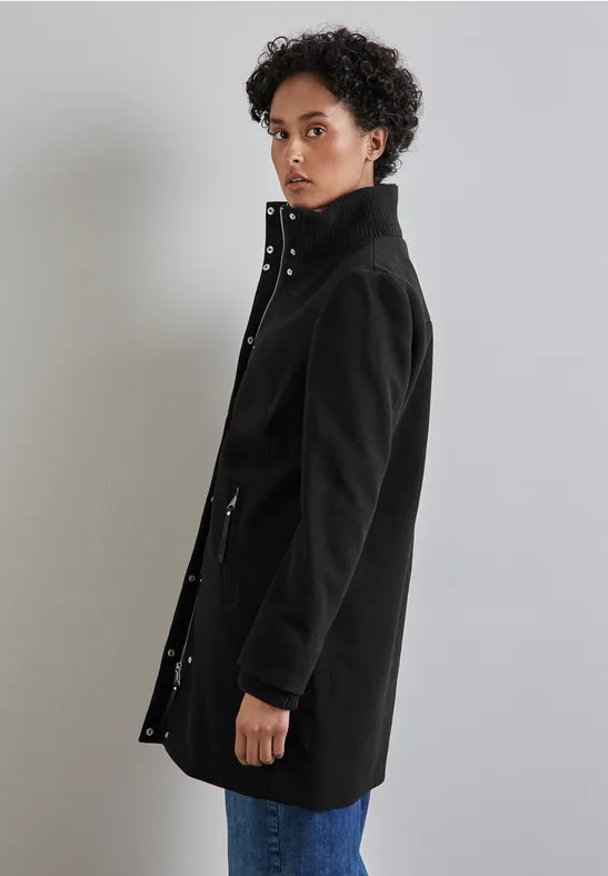 Jacke Sommermantel Tailliert Trenchcoat Mantel Tailliert GrÃ¼n