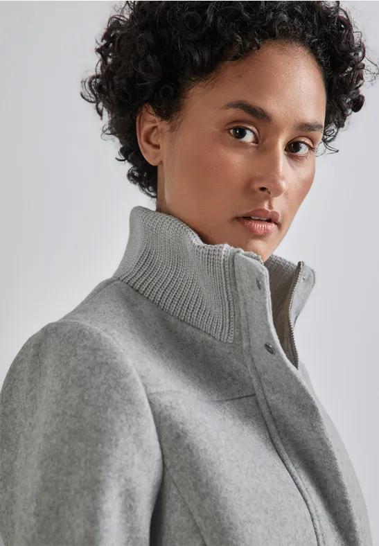 Grau Street One Mantel Curly Curly Mantel Street One Grau