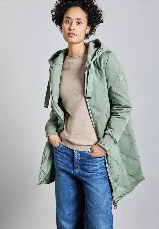 Steppjacke Street One Jacke Mint Street One Damen A202051 Kurze