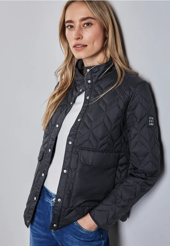 Leichte Steppjacke Schwarze DÃ¼nne Steppjacke Damen STREET-ONE