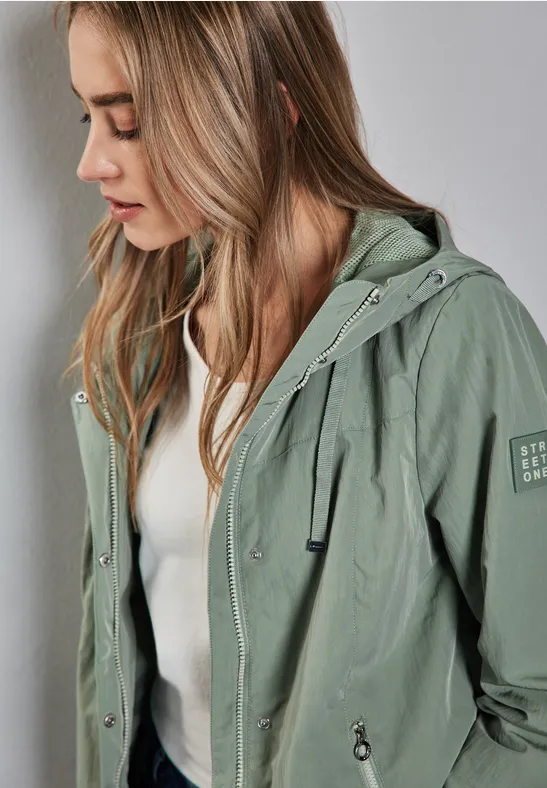 STREET-ONE Moderner Windbreaker für Damen in Grün STREET-ONE