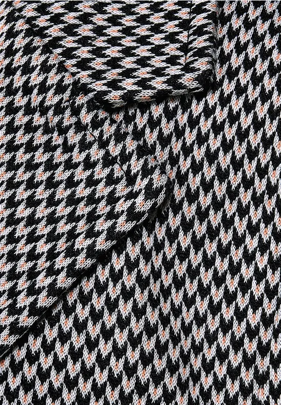 Street One Damen Jacquard Blazer - Stilvoller Strukturblazer Für Office & Freizeit