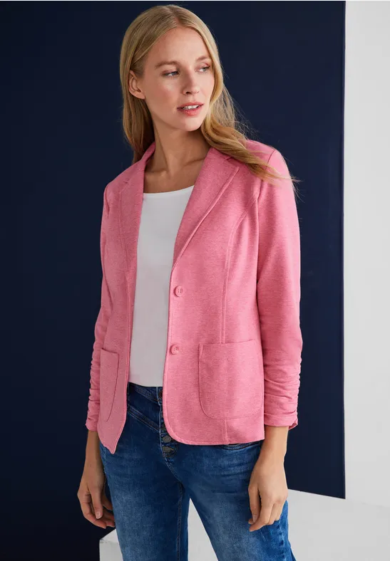 Blazer Donna Street One Con Fantasia Minima, Versatile Per Ufficio E Tempo Libero