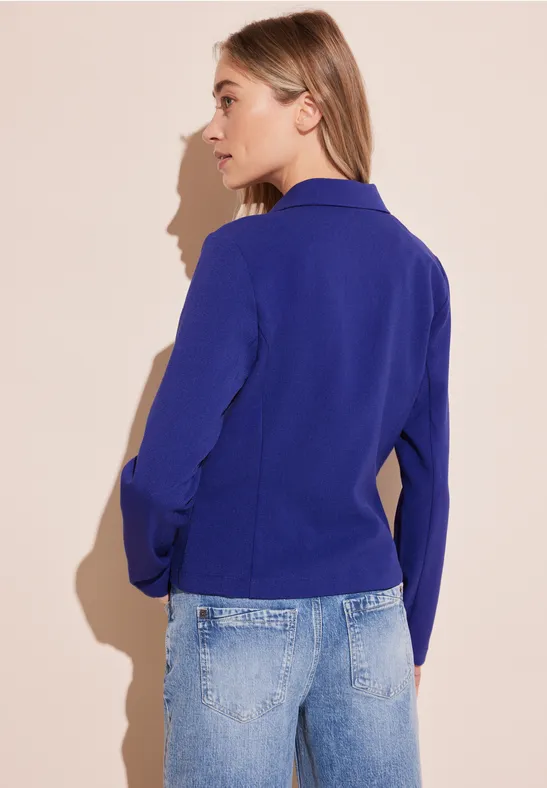 Blazer Court Femme Steps Bleu Royal - Taille 38 - Neuf Avec Étiquettes - ZC918