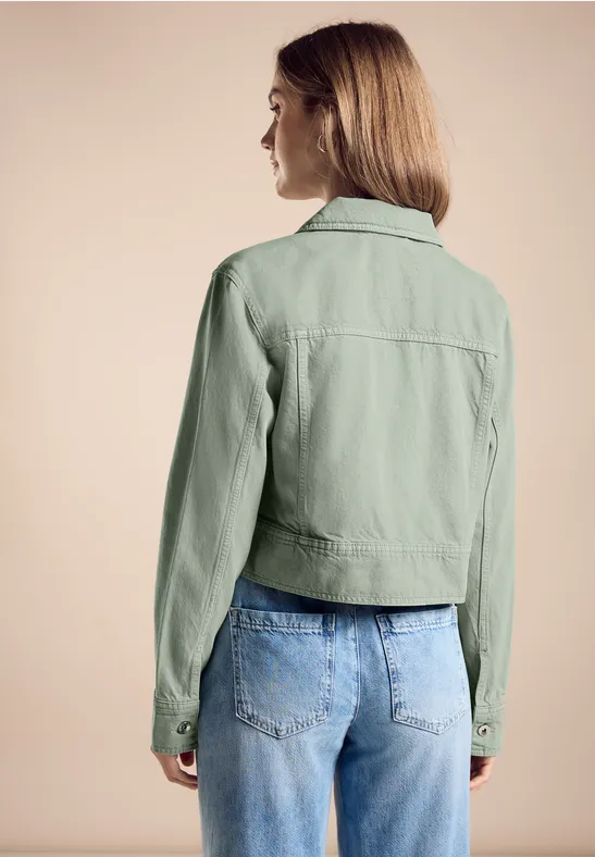 übergangsjacken GrÃ¼ne Jacke Damen Kurz Kaufe Kurze Dicke Jacken - Main Image