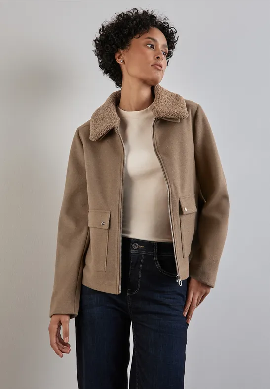 Steppjacke Damen Jacken Street One STREET-ONE Kurze Jacke Für