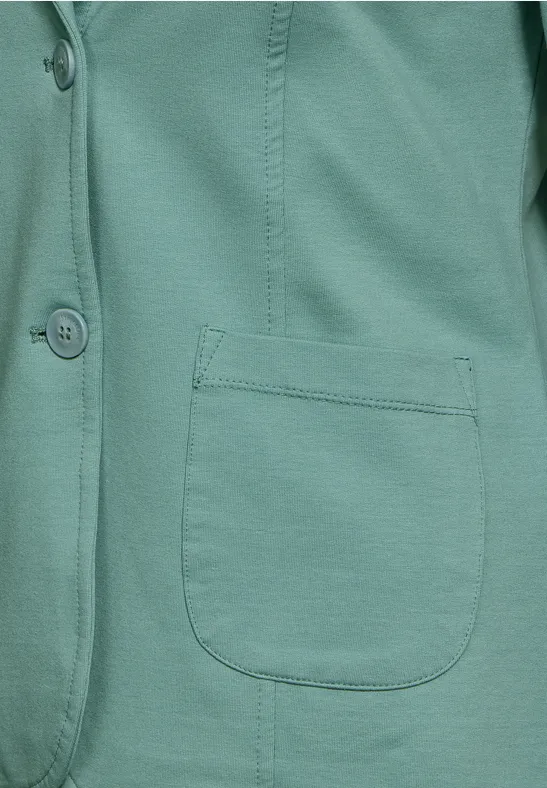 STREET-ONE Basis blazer voor dames in Groen | STREET-ONE