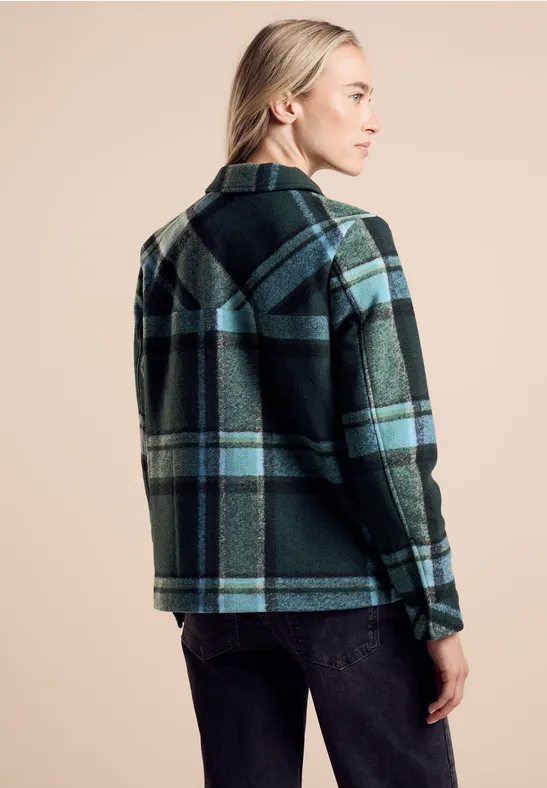 Street One Karierte Regenjacke Damen Karierte Bluse Hemdjacke