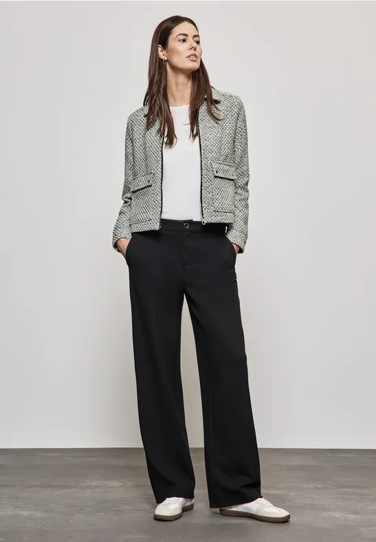 Street One Women's Short Bouclé Jacket