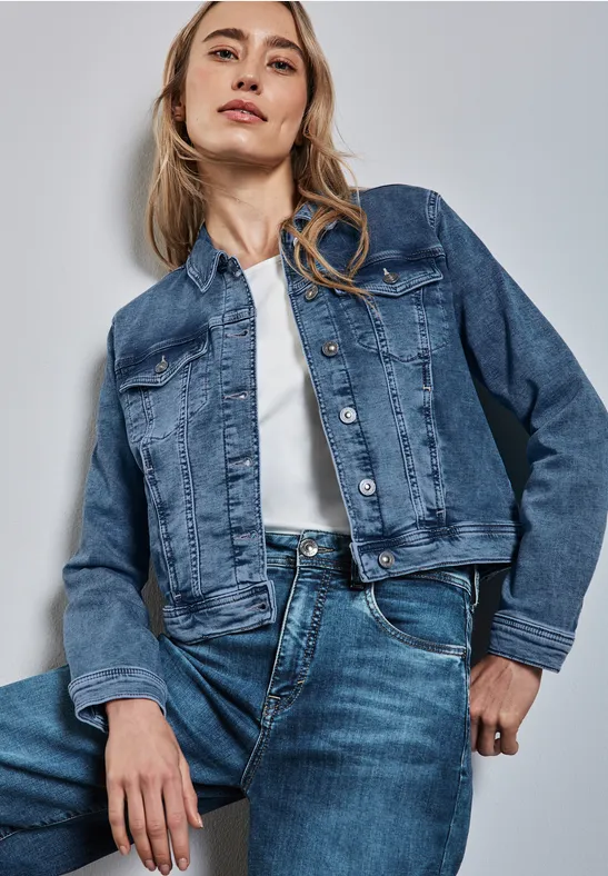 Leather Jacket Veste En Jean CloutÃ©e Manteau Veste Jean CloutÃ©e